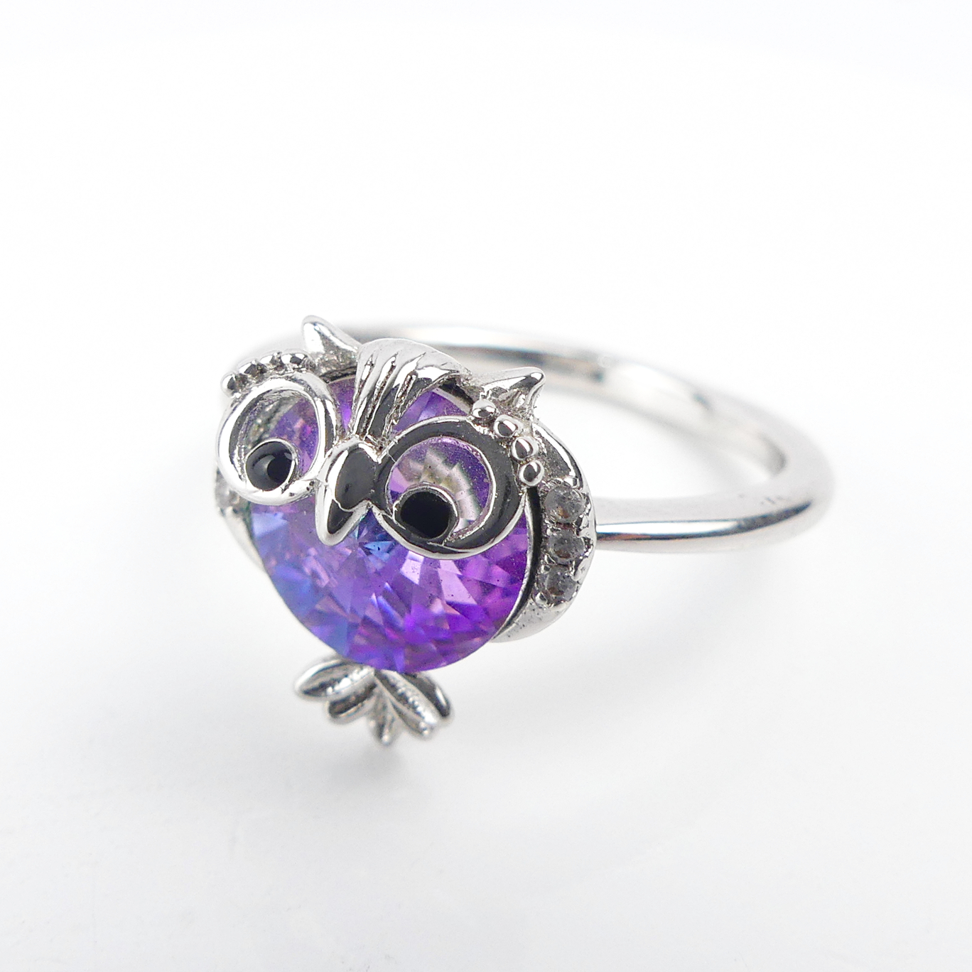 Bague Pierre Hibou Blue Reflé - Image 1