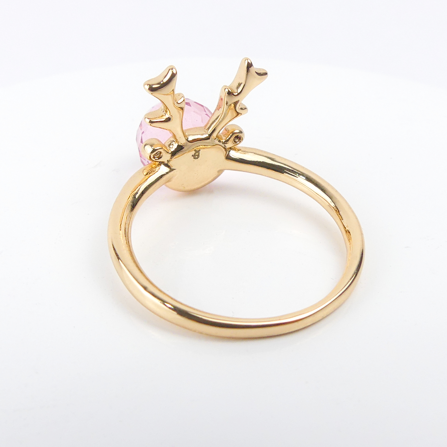 Bague Gazelle Boule Rose - Image 4