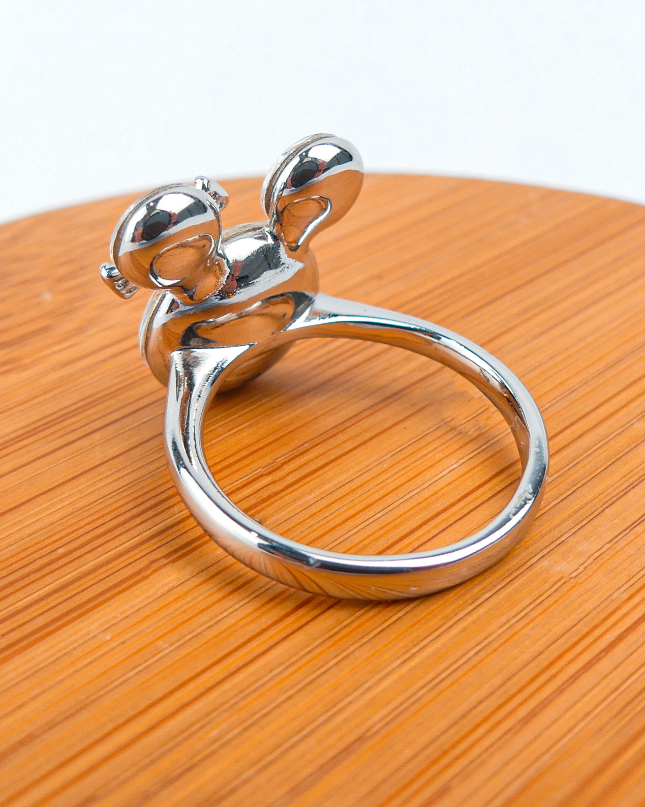 Bague Mickey Mousse Blanc - Image 3