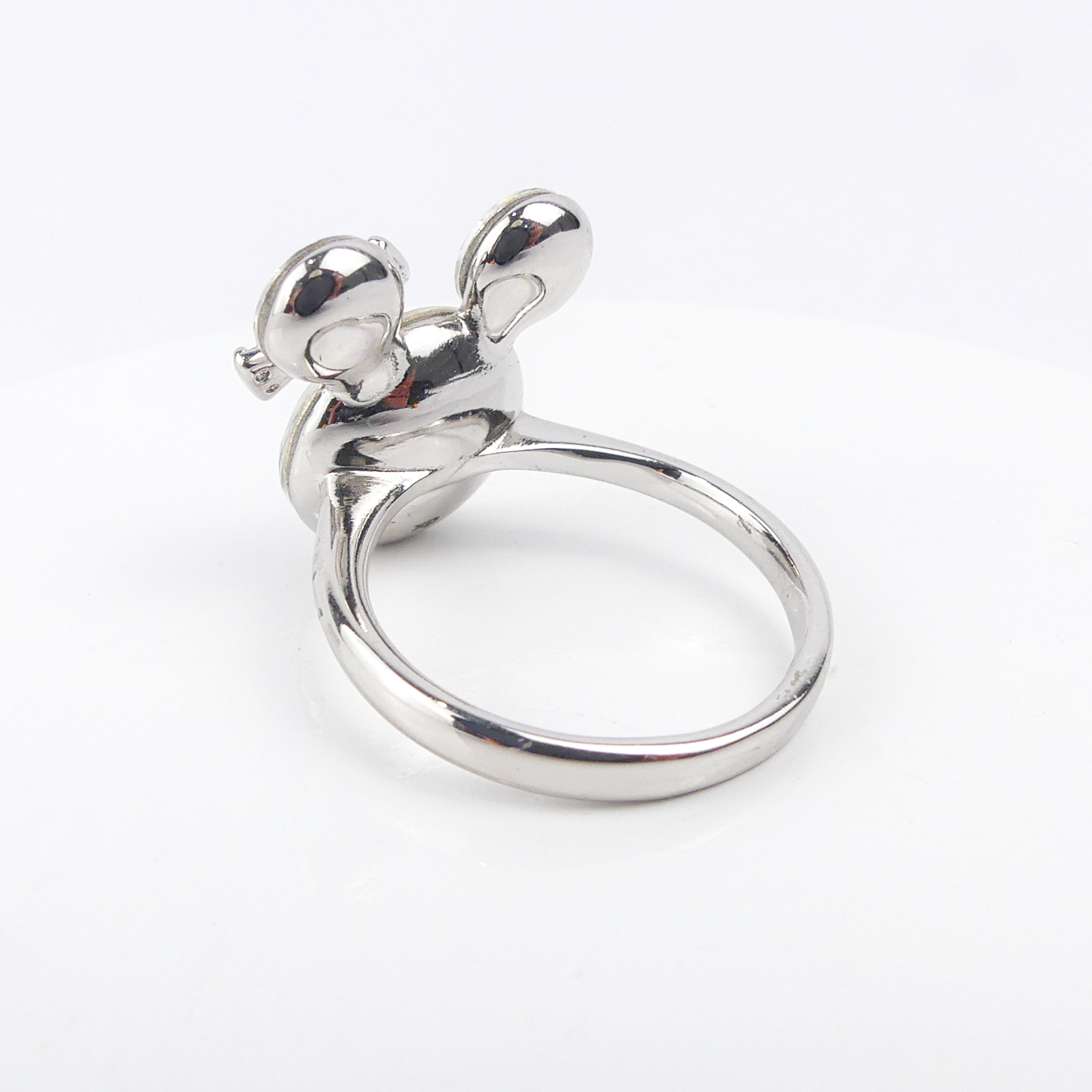 Bague Mickey Mousse Blanc - Image 4
