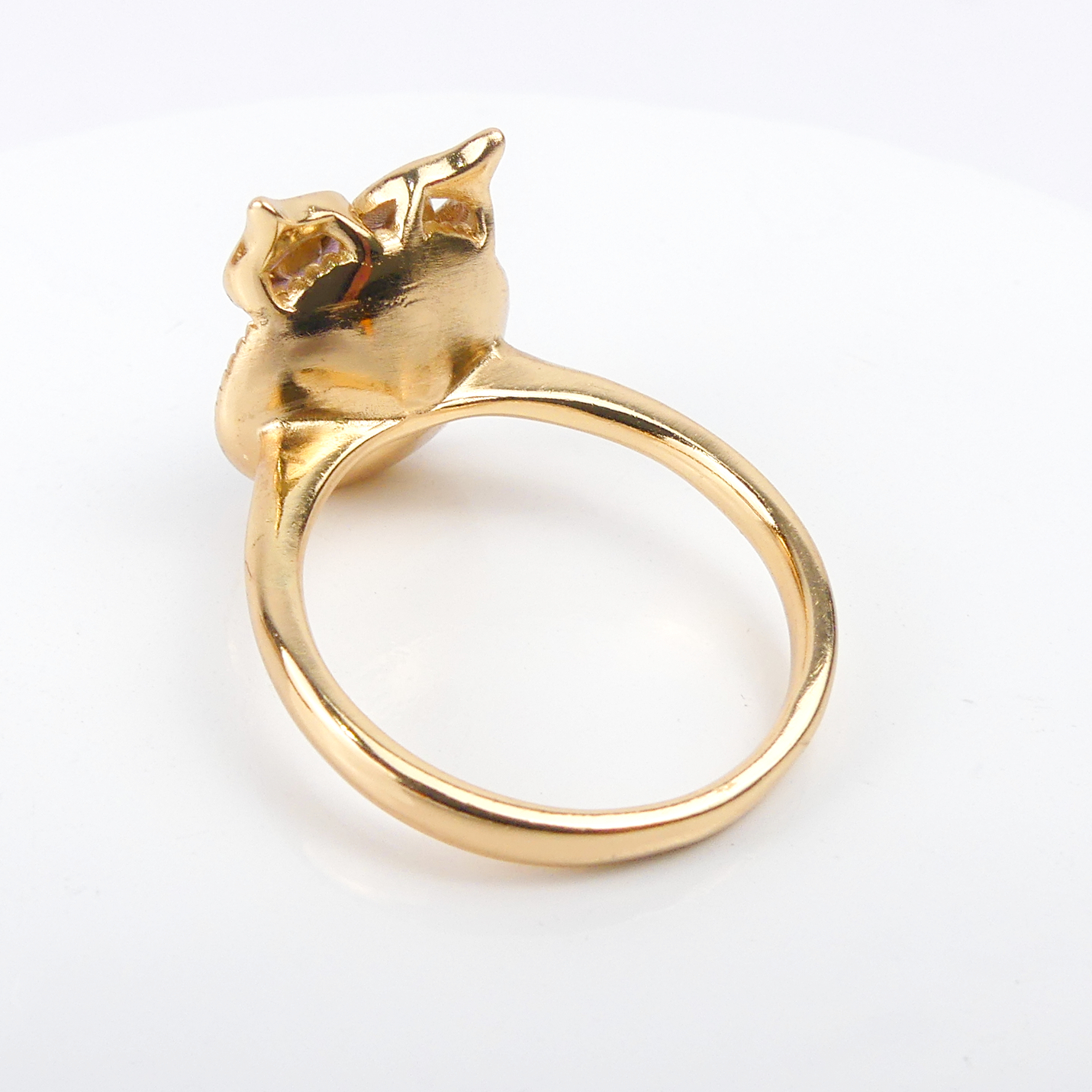 Bague Plaqué Or Pierre Hibou Rende Move - Image 4