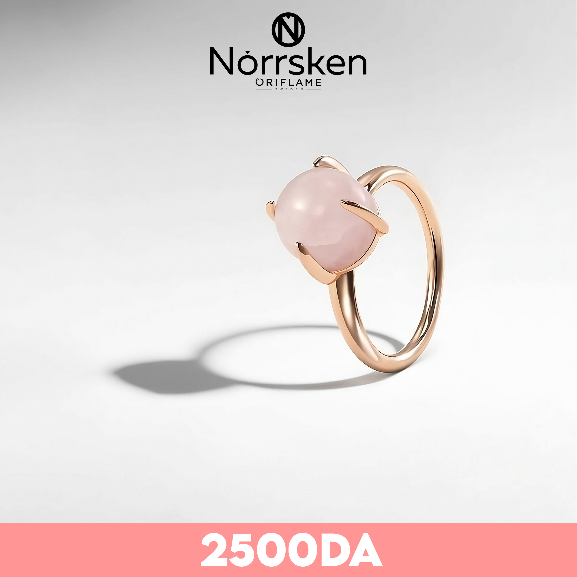 SWEET BRIER ROSE QUARTZ RING QUARTZ RING SIZE 19 - Image 1