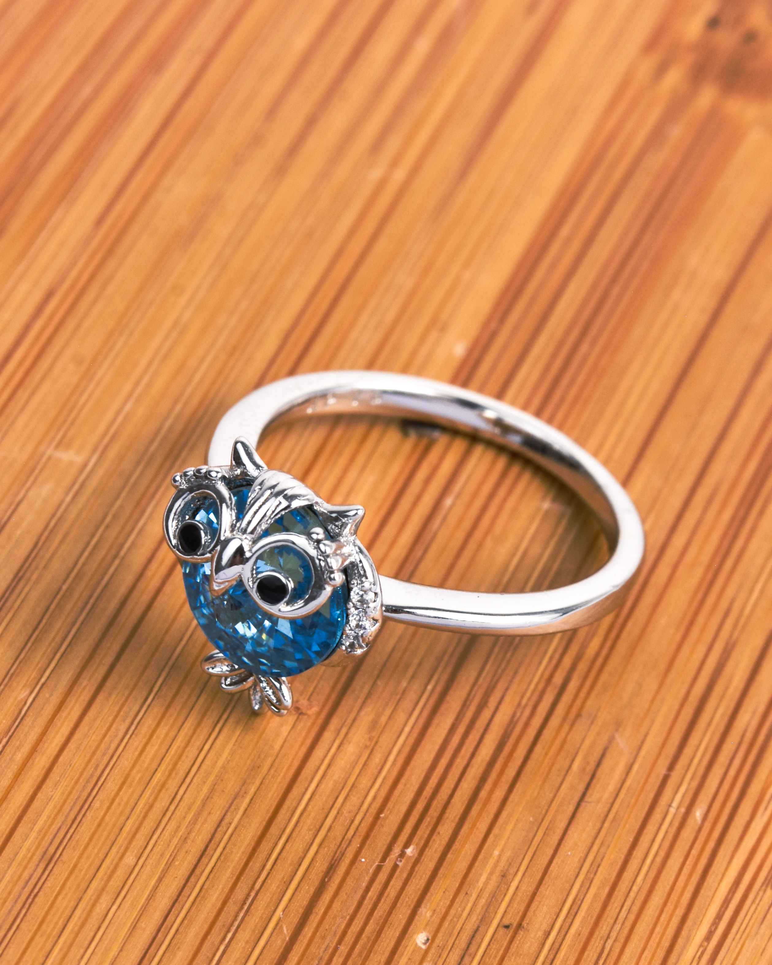 Bague Pierre Hibou Bleu - Image 3