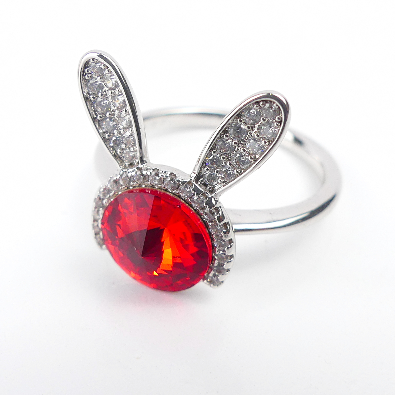 BAGUE LAPIN ROUGE - Image 1