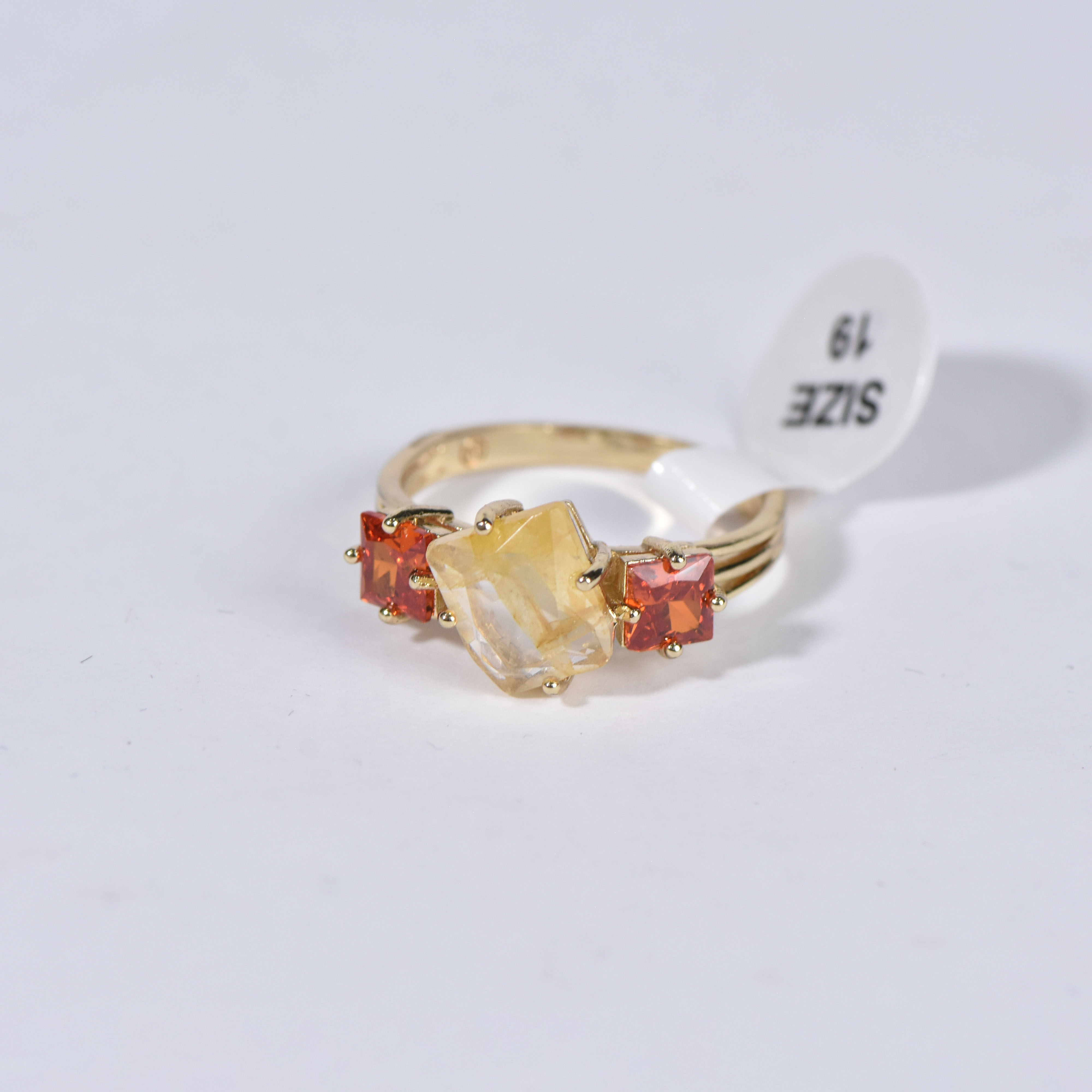 GOLDEN CITRINE RING 19 - Image 3