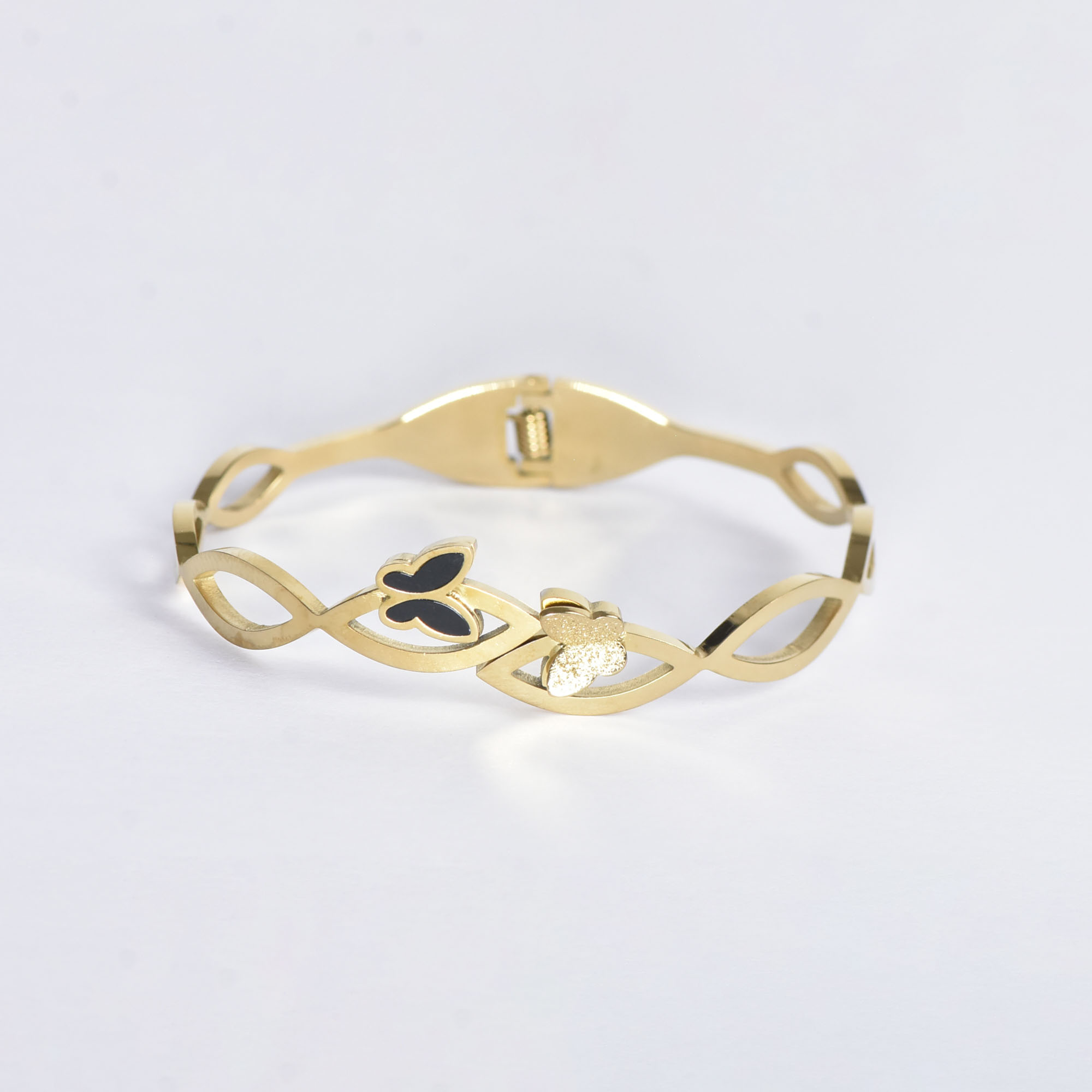 BRACELET 2 PAPILLIONS PARALLÈLE - Image 3
