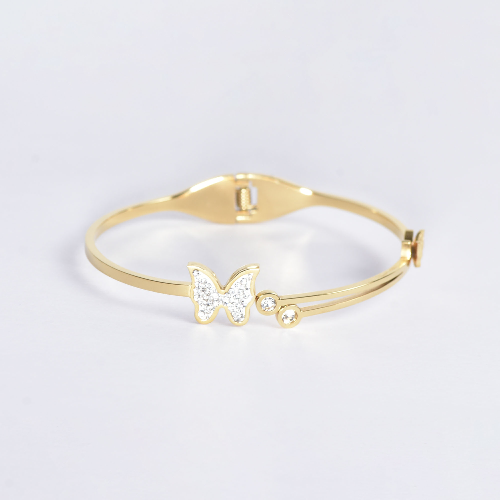 BRACELET LUMIÈRE DE PAPILLIONS DORÉ - Image 2