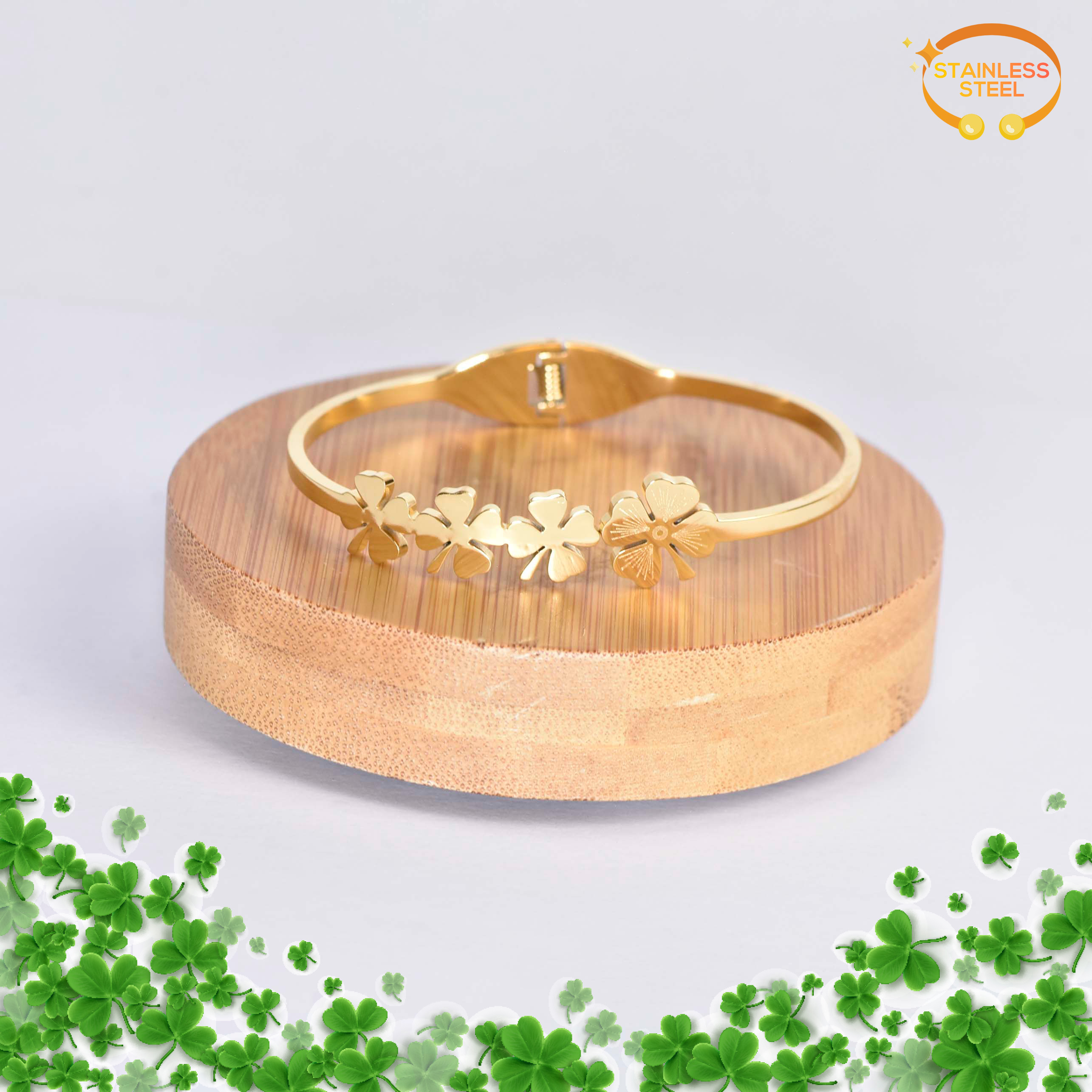 BRACELET TRÈFLE QUINTUPLÉ - Image 1