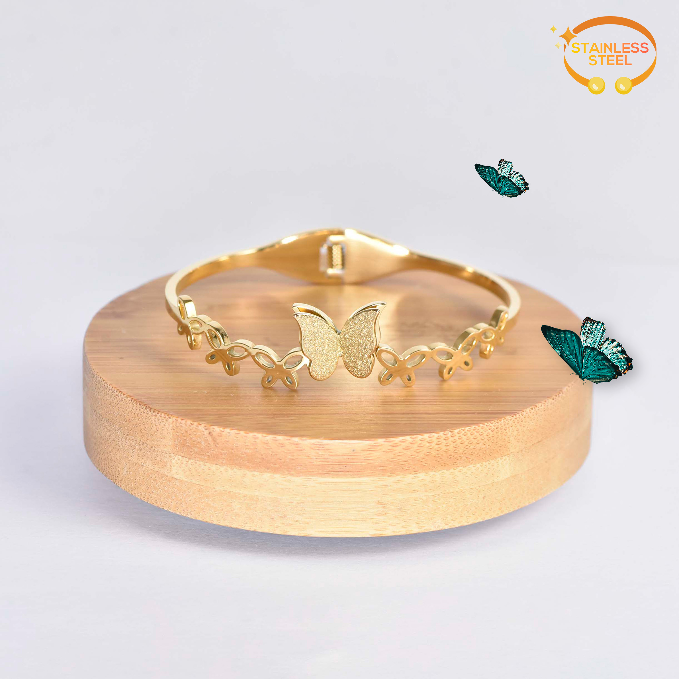 BRACELET TRÔNE DE PAPILLIONS - Image 1