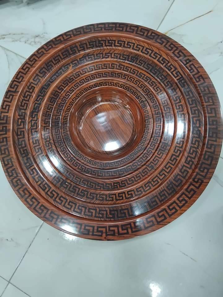 قصعة تقليدية عصرية غير قابلة للكسر 