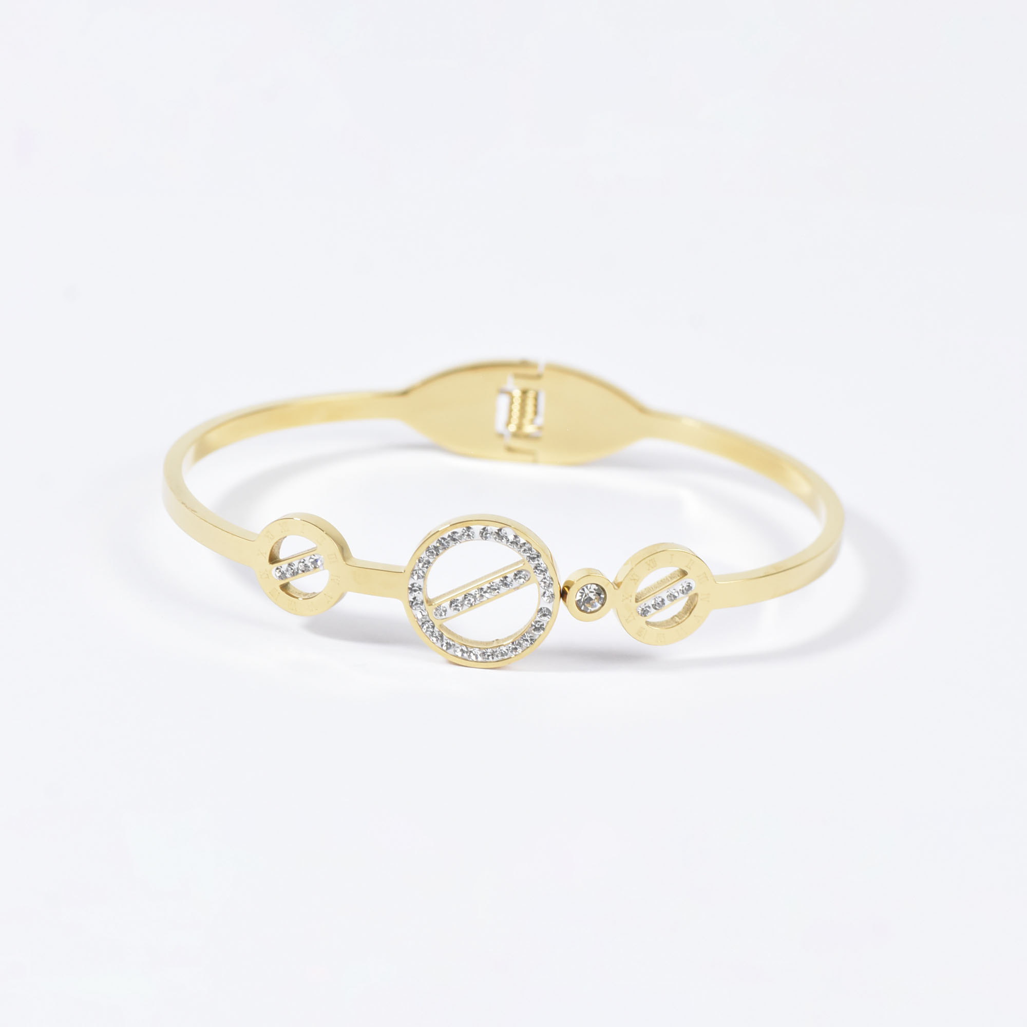 BRACELET RONDS INCRUSTÉ CHIFFRE ROMAIN - Image 3