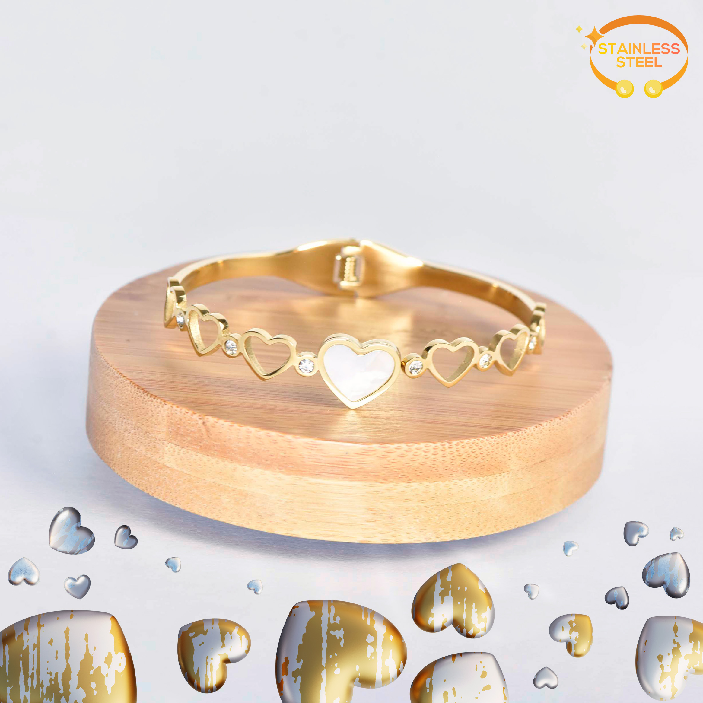 BRACELET TRONE DE COEUR - Image 1