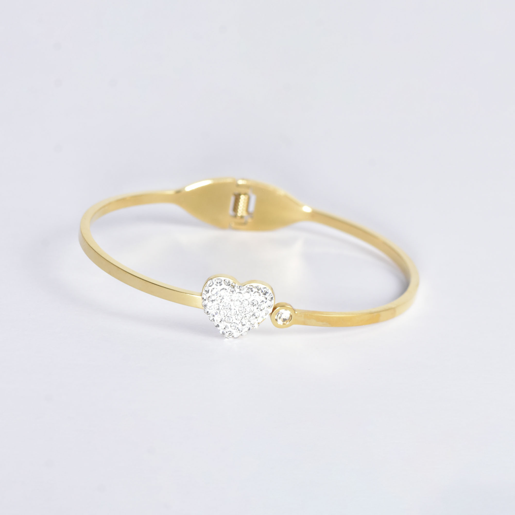 BRACELET COEUR INCRUSTÉ - Image 2