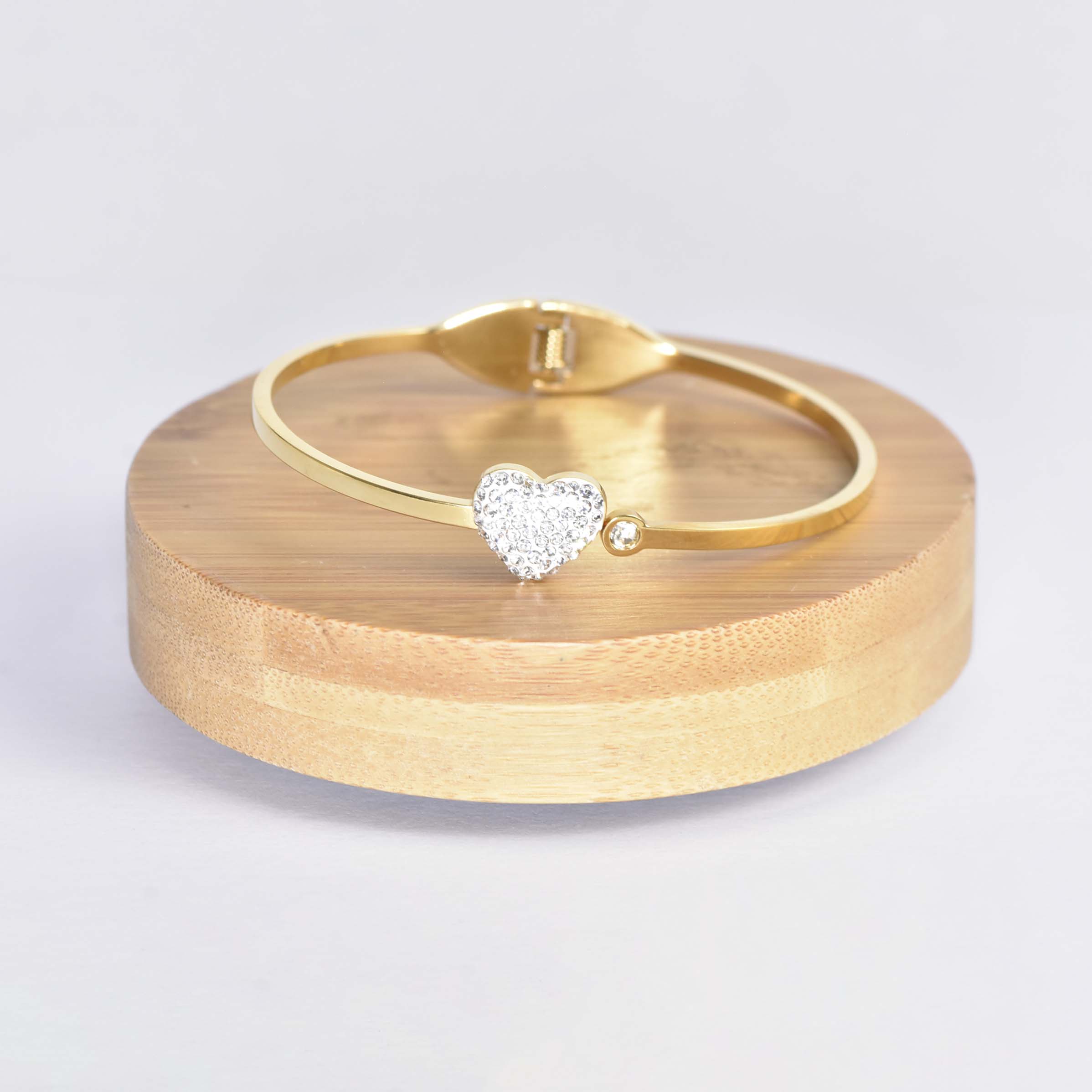 BRACELET COEUR INCRUSTÉ - Image 3