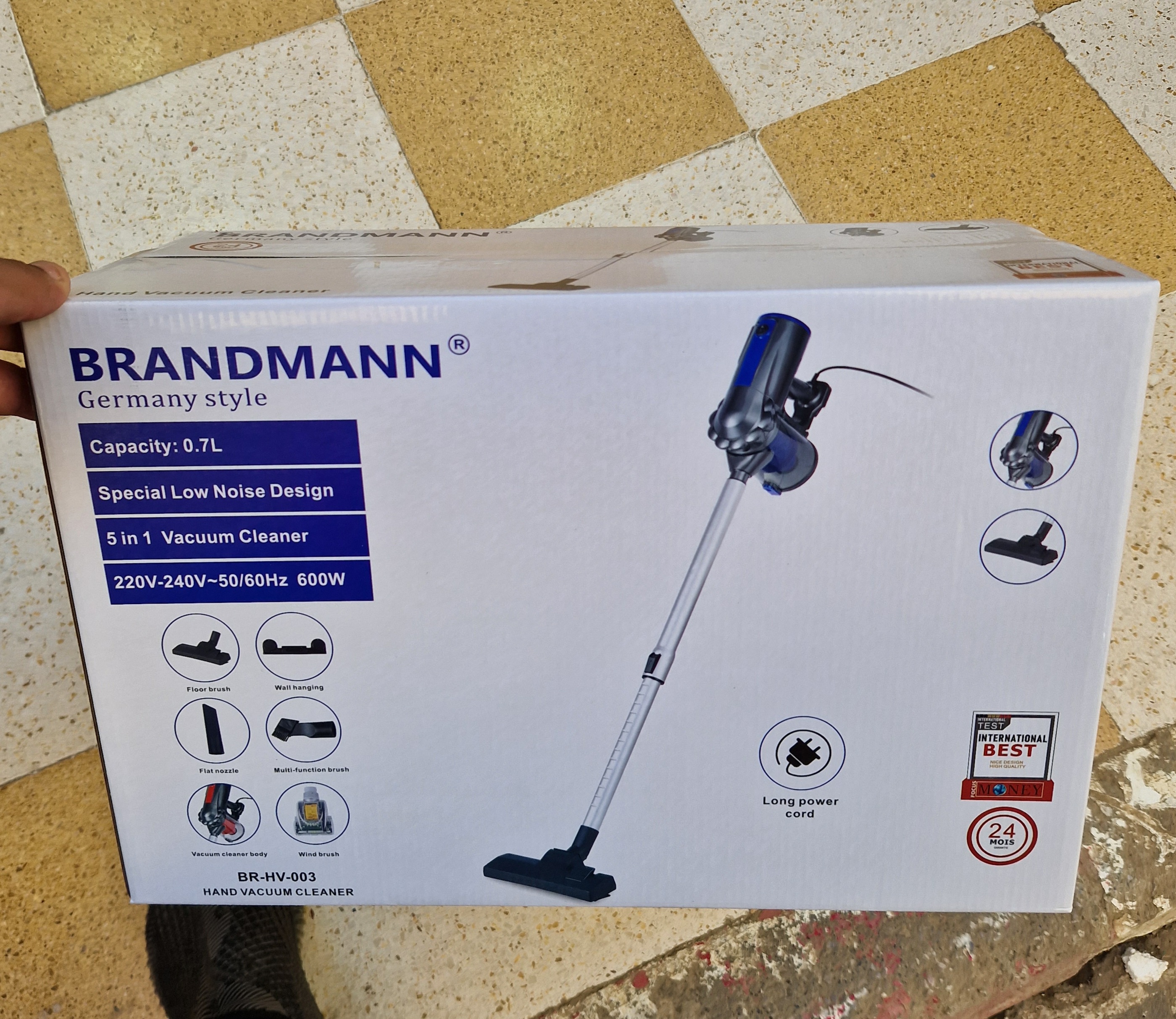 Aspirateur balai 600w brandmann BR-HV-003 - Image 1