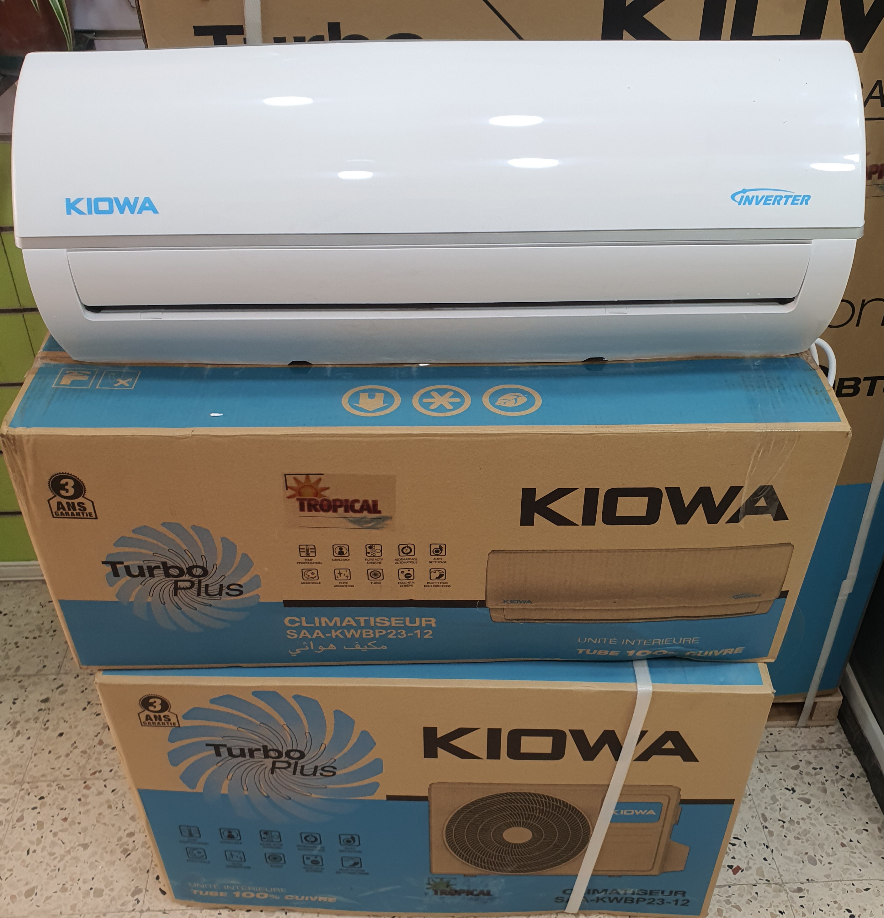 Climatiseur KIOWA inverter tropical 12000Btu - Image 2
