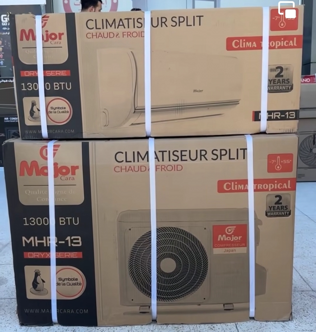 Climatiseur MAJOR Cara 13000btu - Image 1