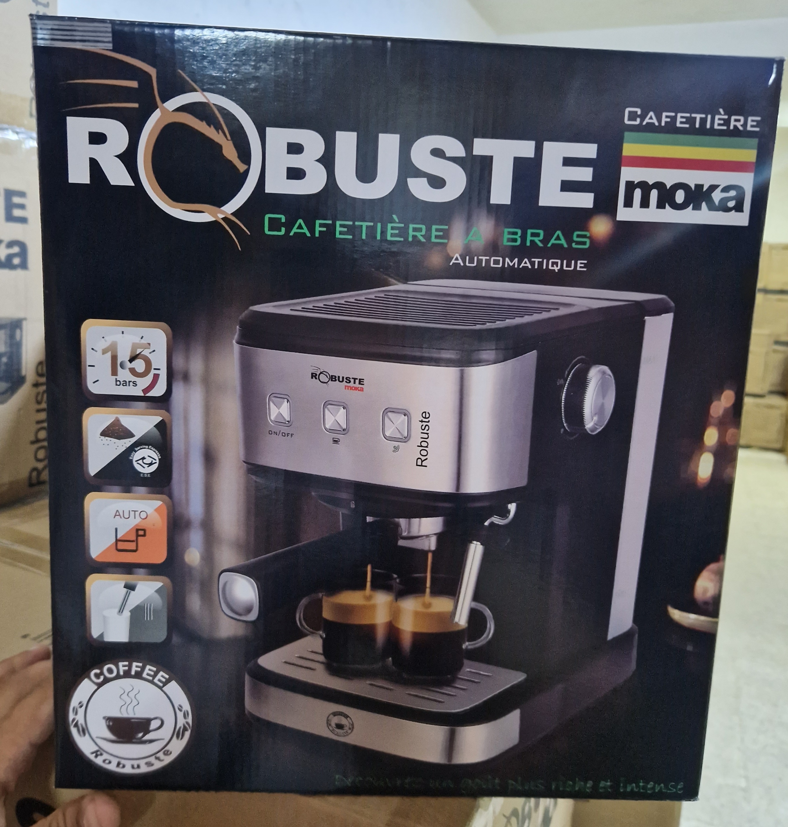 cafetière ROBUSTE MOKA 15bar - Image 1
