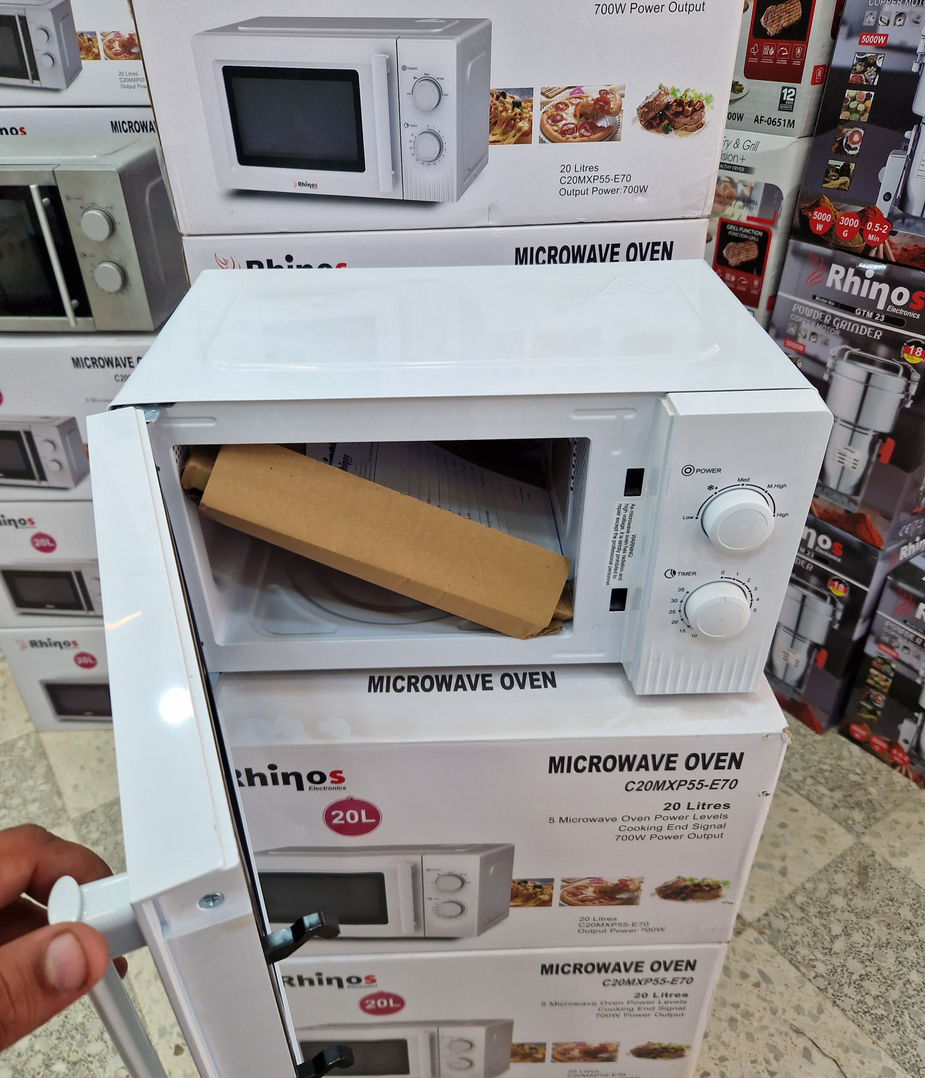 Micro ondes Rhinos 20L Blanc - Image 2