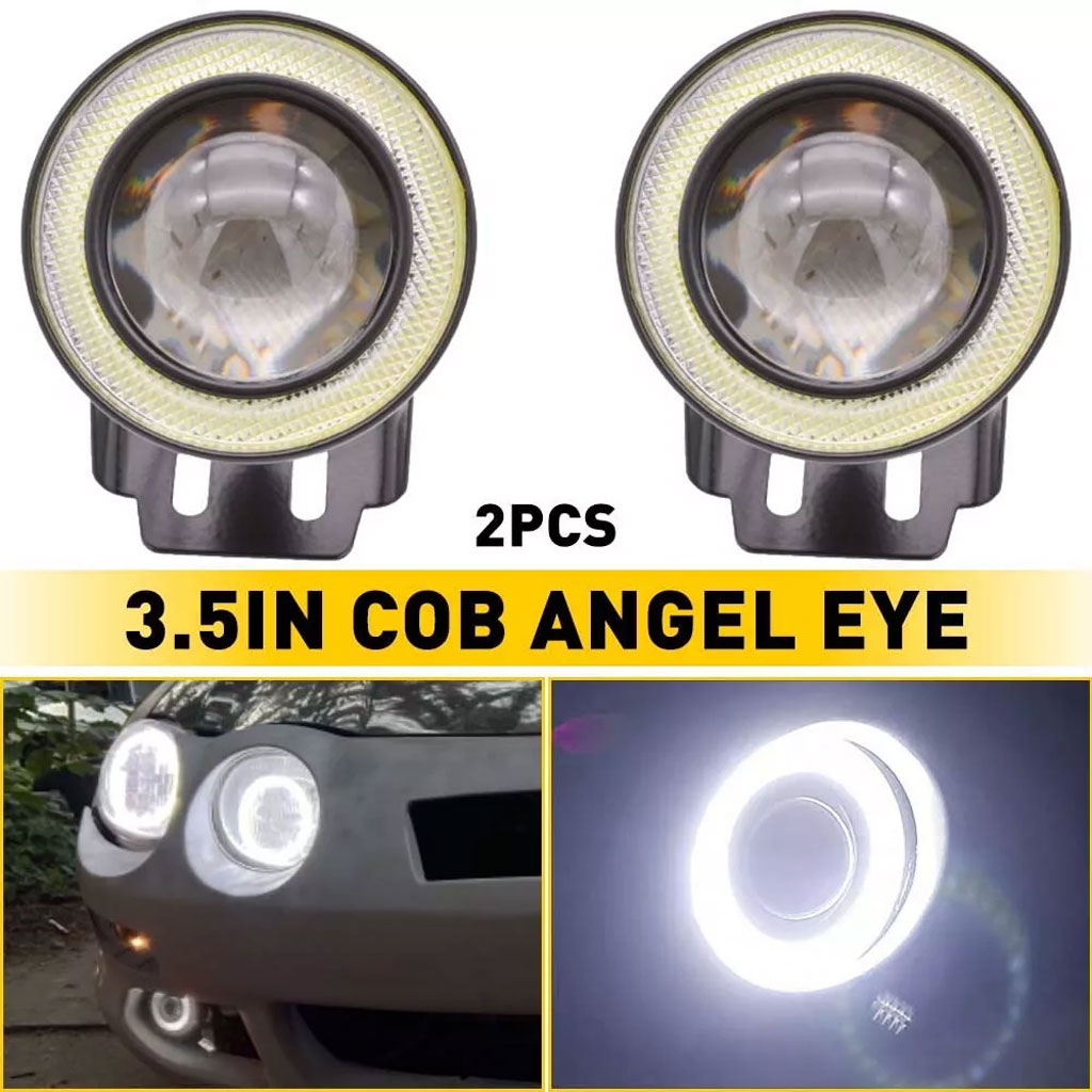 Feu antibrouillard rond LED IP65 7000K éclairage blanc super brillant - Image 4