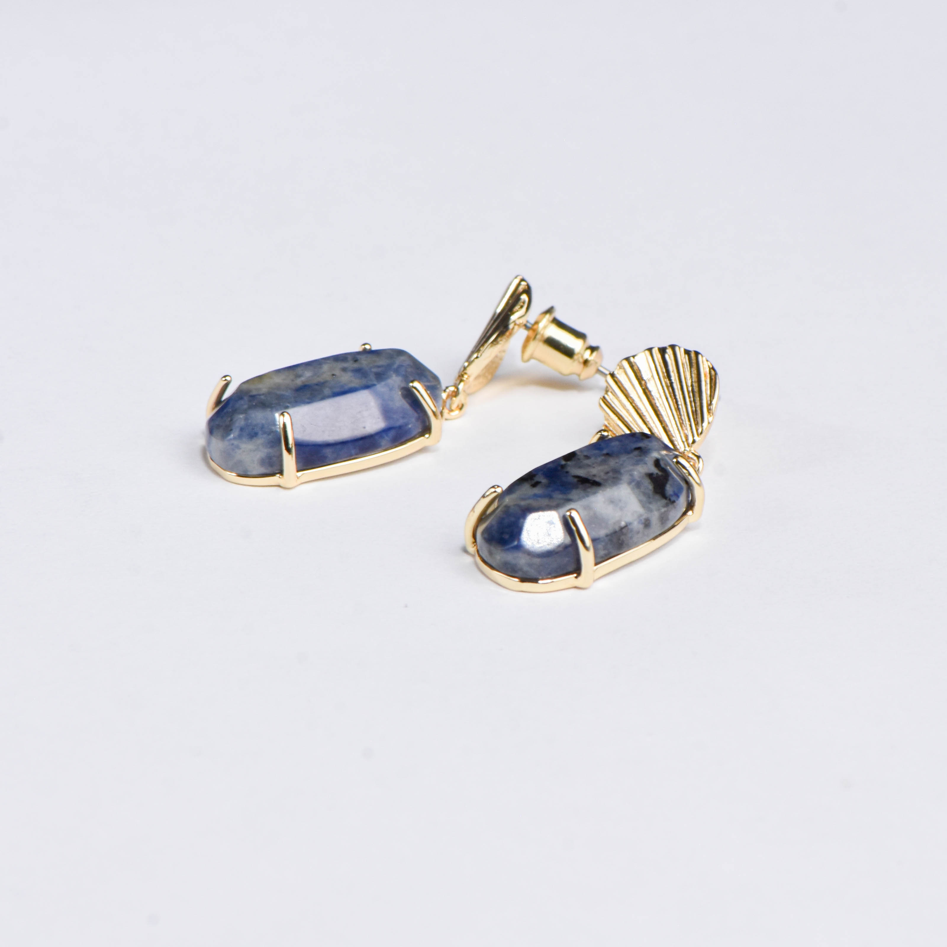 OCEAN SODALITE EARRINGS - Image 1
