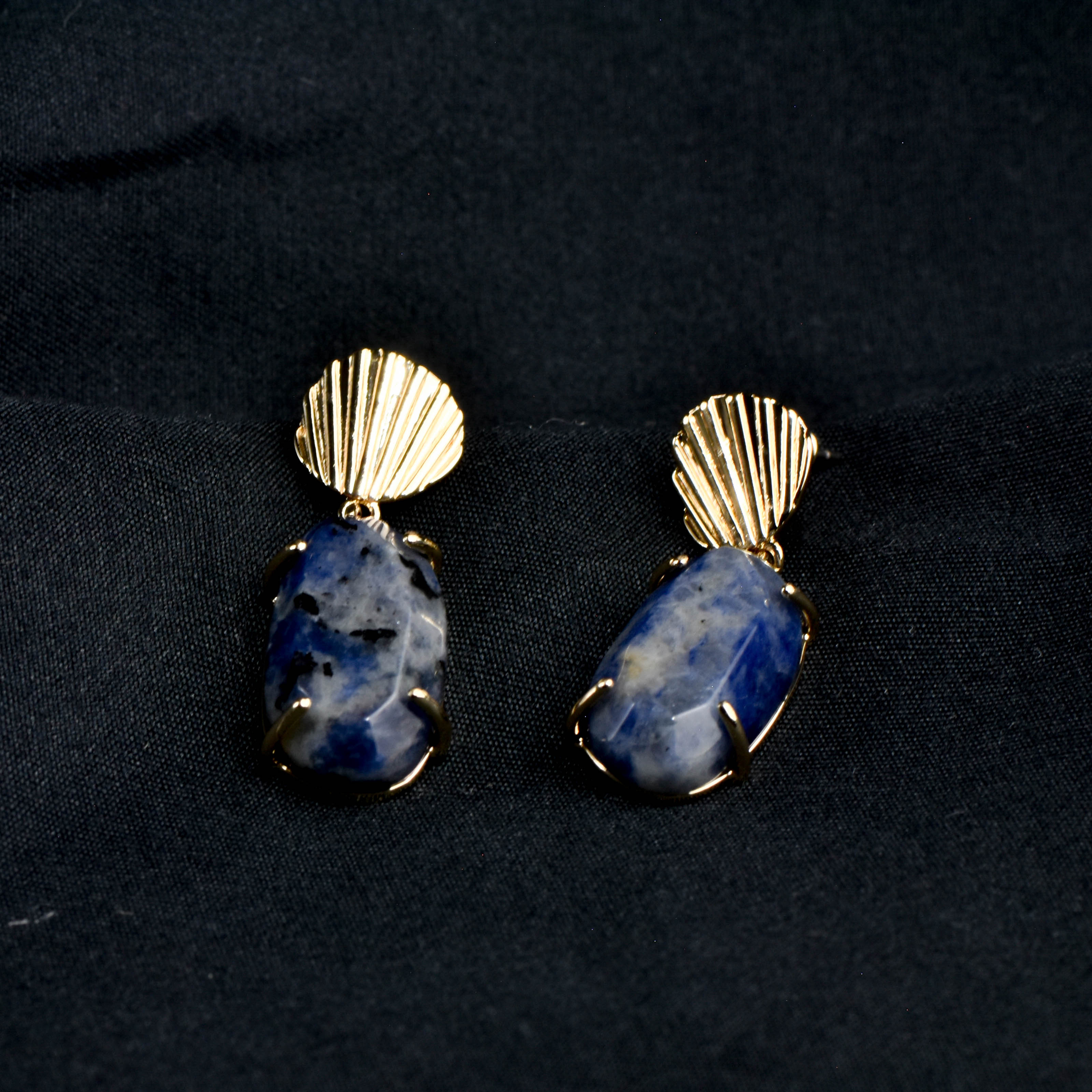 OCEAN SODALITE EARRINGS - Image 2