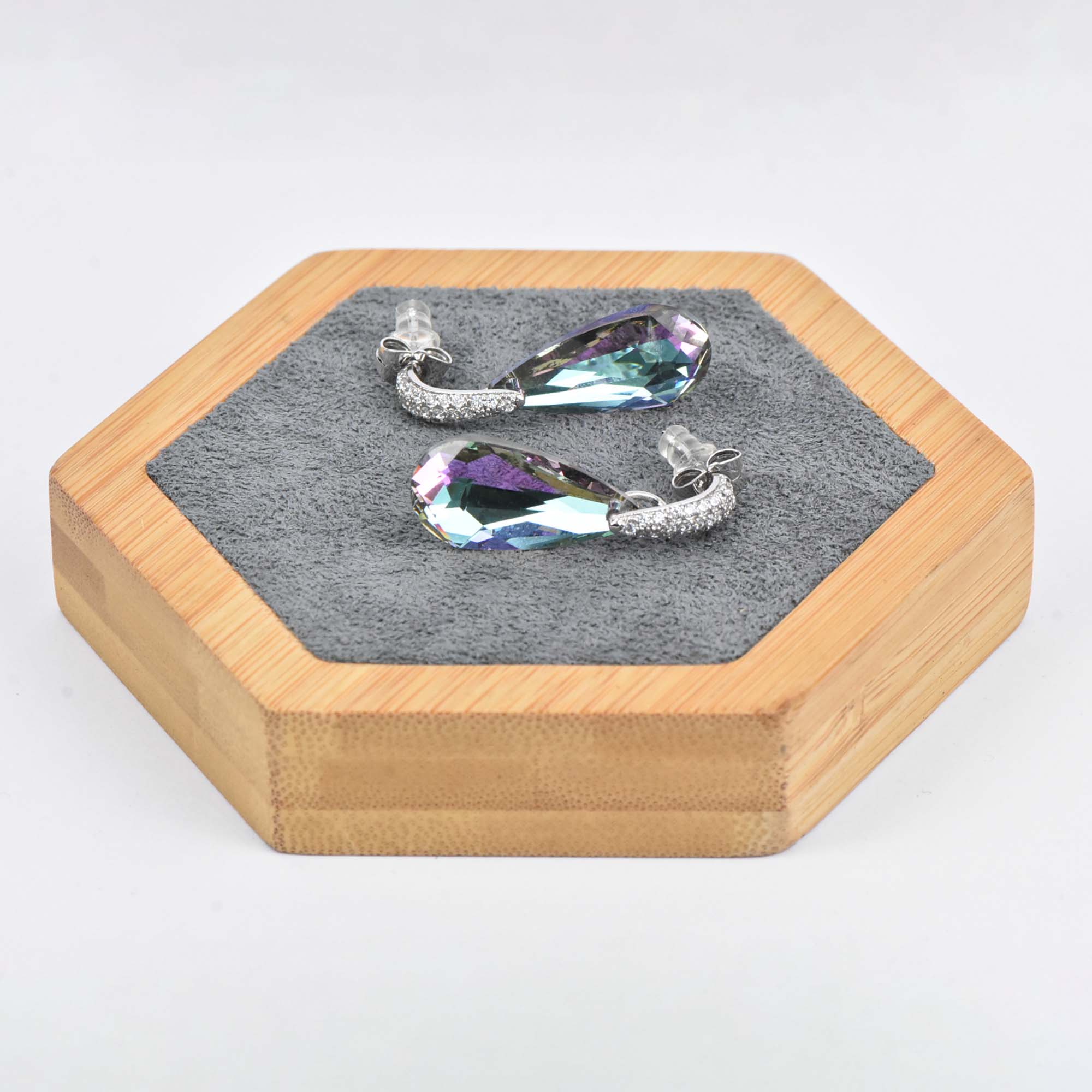Purple Teardrop Inlay - Image 1