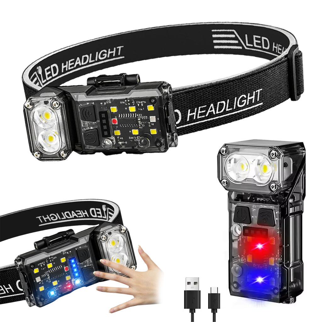 لامبة راس LED مغناطيسية وقابلة للشحن - Image 1