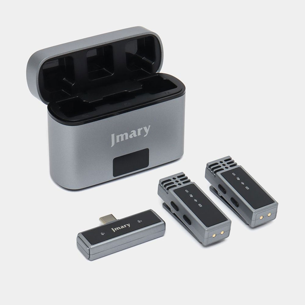 ميكروفون لاسلكي JMARY MW-15 (2-TX) بمنفذ TYPE-C - Image 3