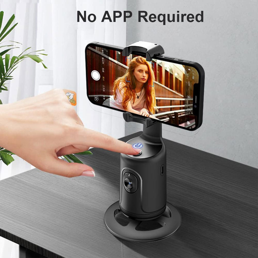 مثبت مكتب ذكي 360° مع تتبع تلقائي للوجه للتصوير الفلوغ - Image 6