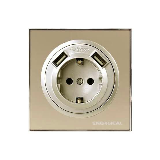 PRISE TERRE AVEC 2 USB - Image 2
