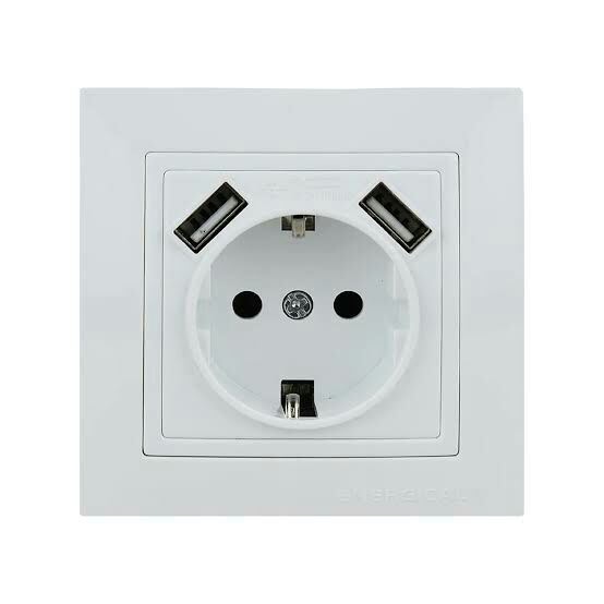 PRISE TERRE AVEC 2 USB - Image 3