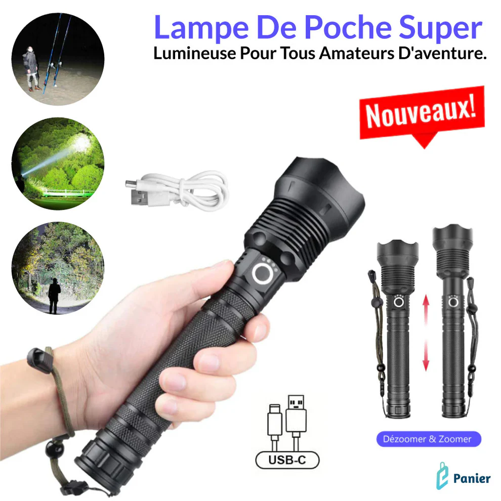 مصباح يدوي قوي LED P50 - Image 1