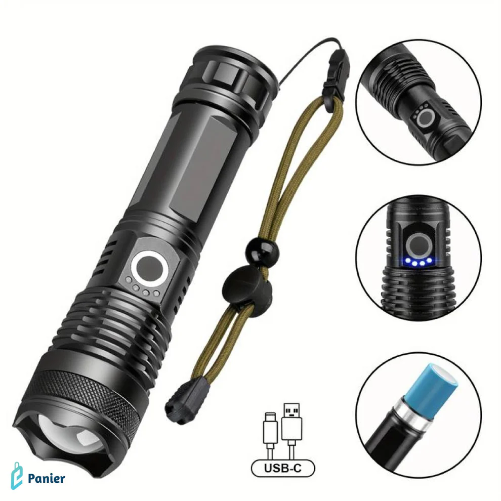 مصباح يدوي قوي LED P50 - Image 3