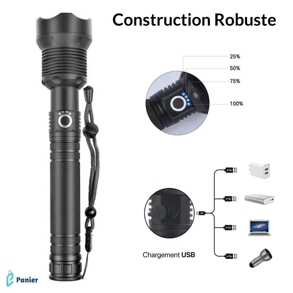 مصباح يدوي قوي LED P50 - Image 5