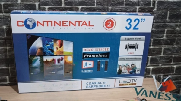 Téléviseur marque continental 32p simple - Image 1