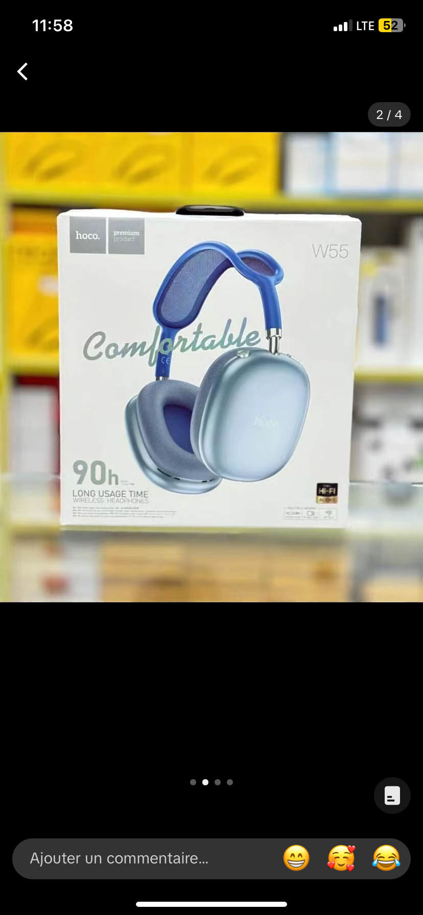 Casque hoco w55  - Image 4