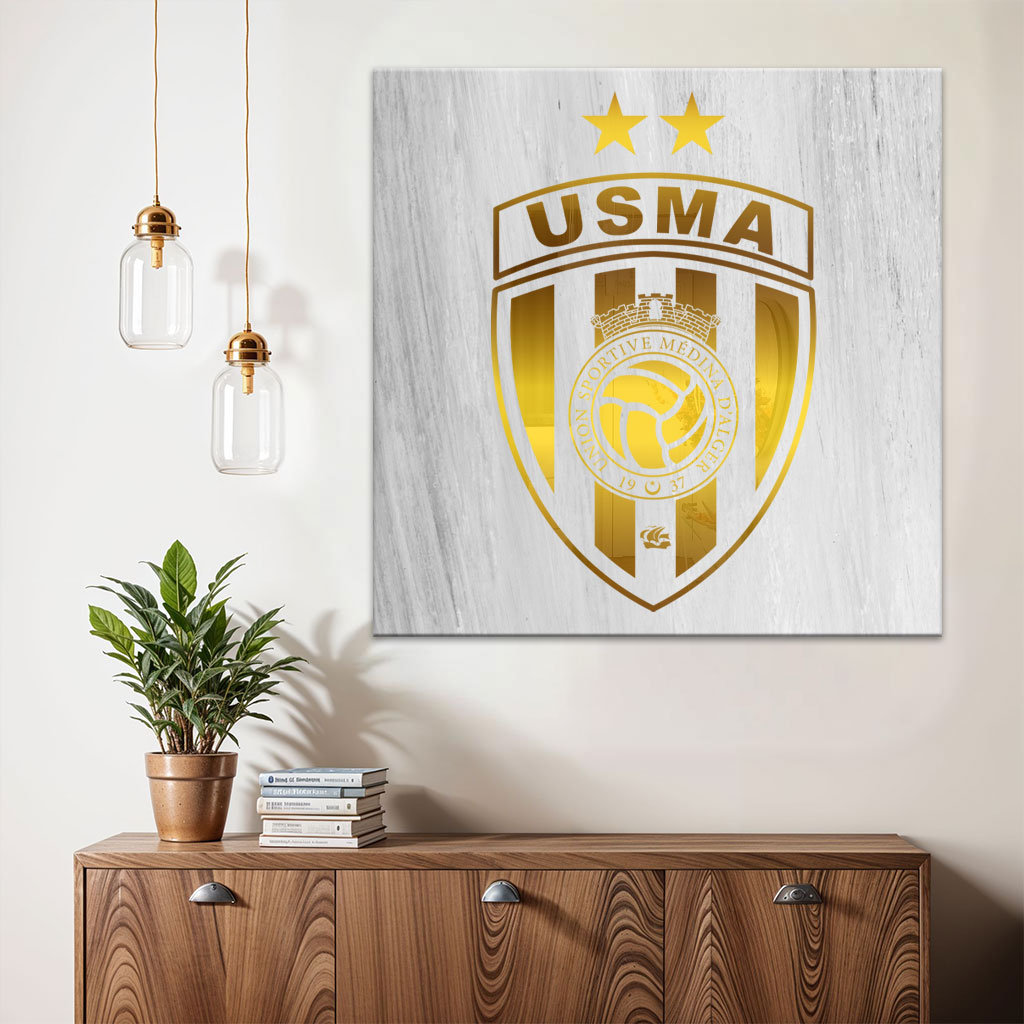 إطار أكريليك مع مرآة ذات تأثير ذهبي USMA Club - Image 7