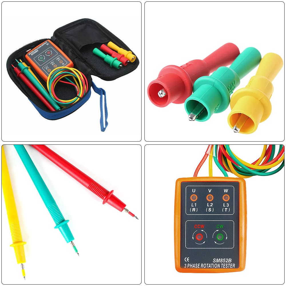جهاز فحص ترتيب الأطوار - Testeur de Rotation Triphasée - Image 3