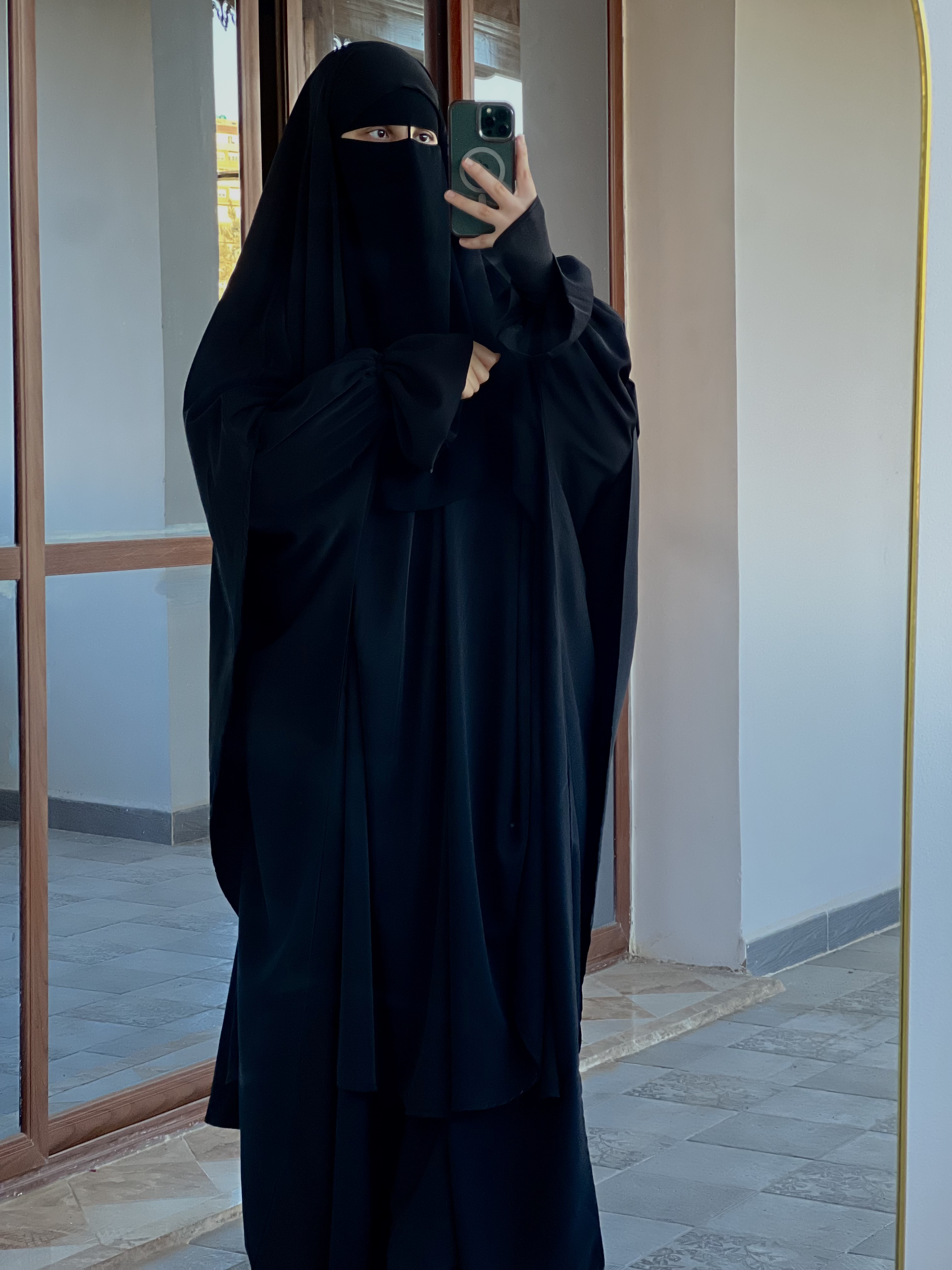 عباءة نرجس +اسدال طويل - Image 1
