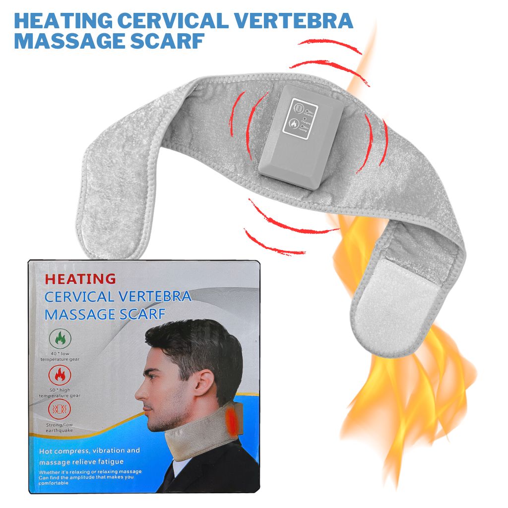 Heating Cervical Vertebra Massage Scarf - Image 1