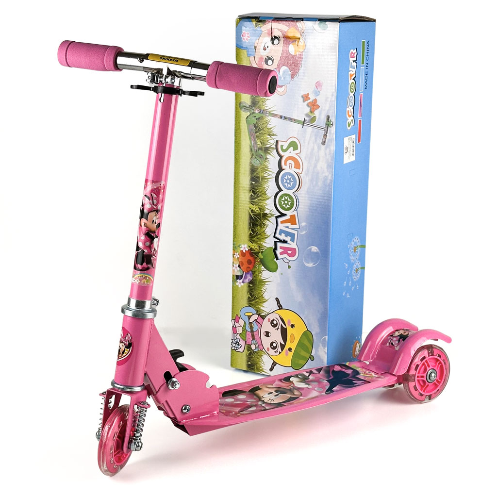 Trottinette Enfant à 3 Roues Lumineuses, Pliable à Hauteur Réglable pour Enfants😍🔥 - Image 2