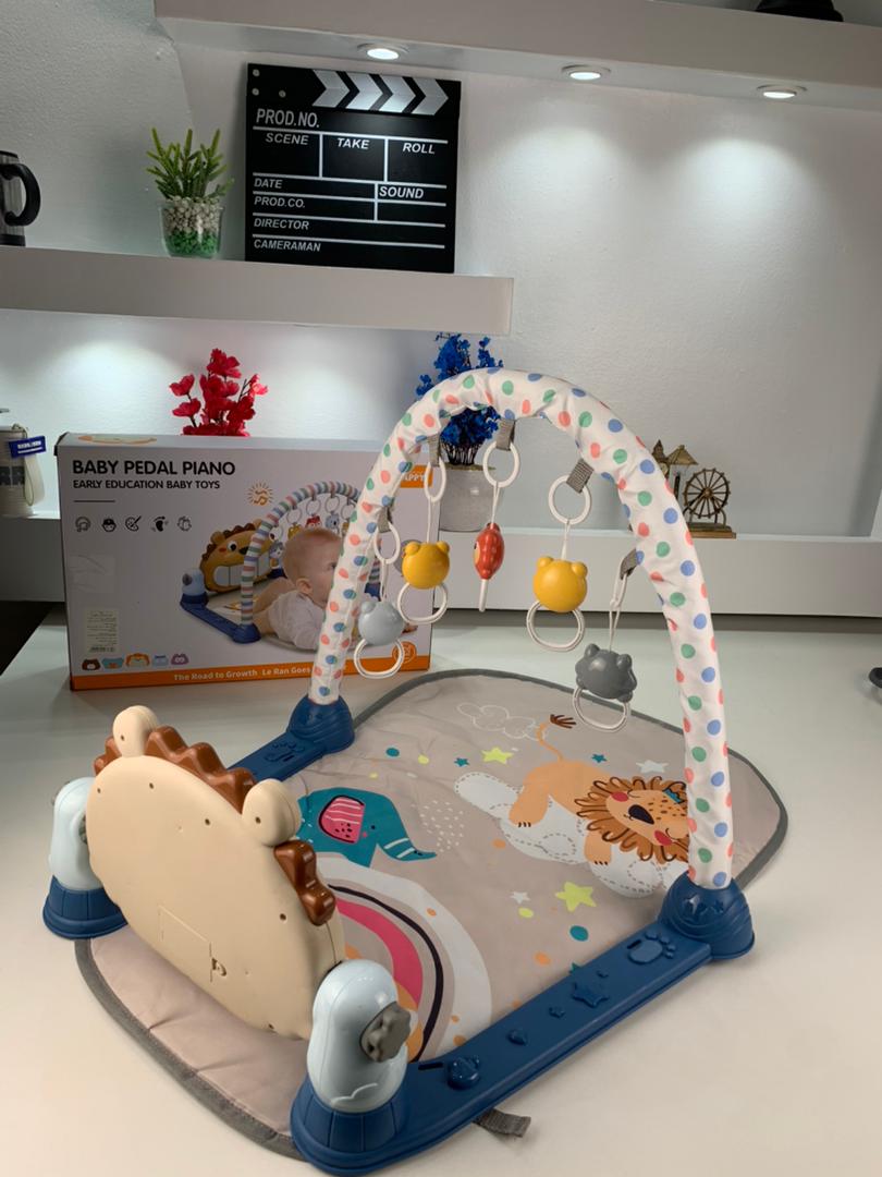 3en1 Tapis d'Éveil Bébé avec Piano et Jouets Sensoriels – بساط لعب للأطفال - Image 1