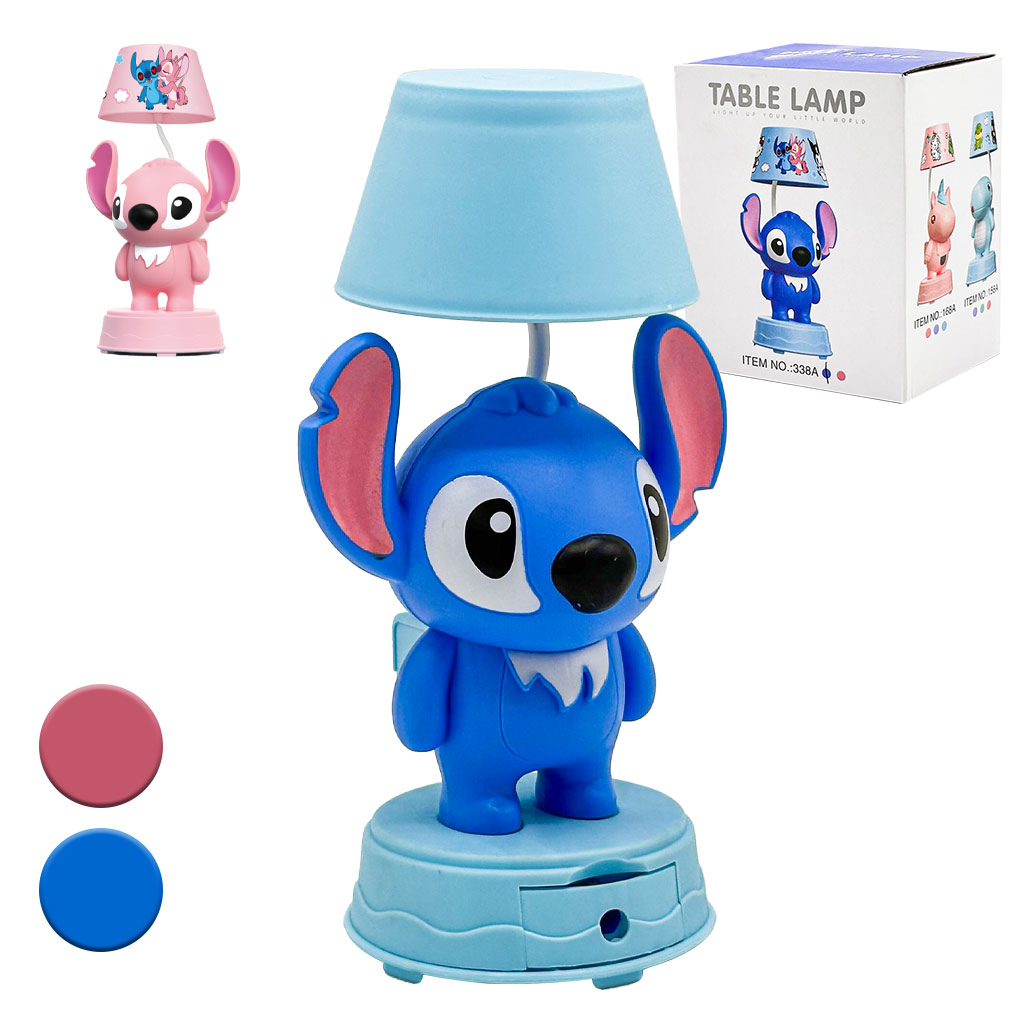 Mini Lamp de Bureau Pour Enfants motif Stitch - Image 1