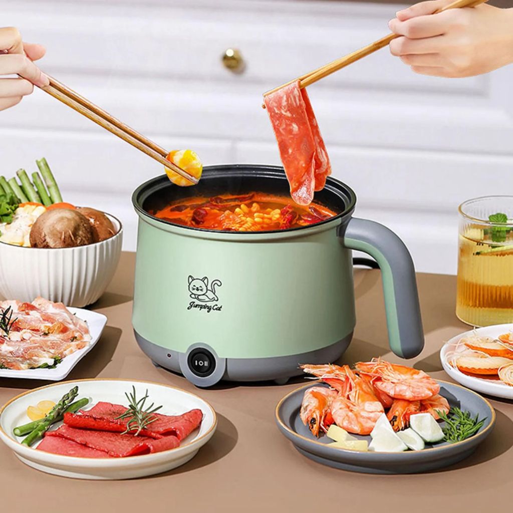 AQ Rabbit Marmite à Repas Électrique Multifonction 24cm😍🎁 - Image 2