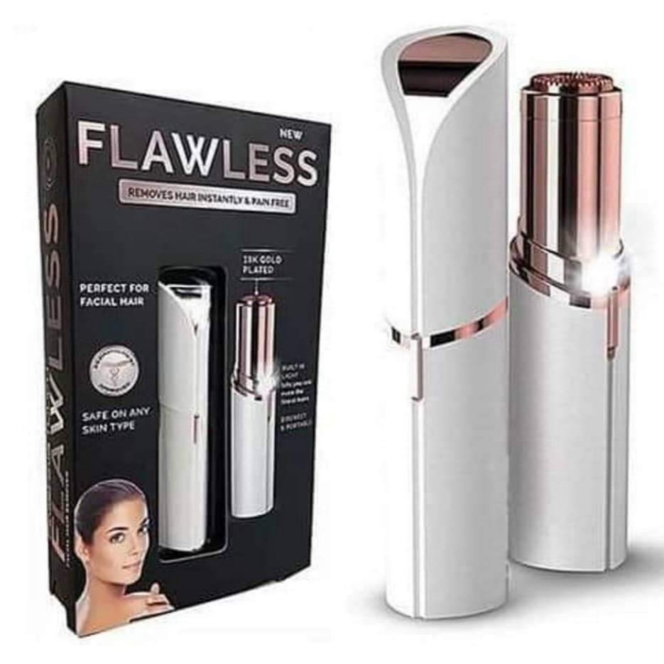 القلم الذهبي لإزالة شعر بدون آلم متعدد الإستعمالات Stillou Flawless Visage Epilateur Rechargeable - Image 1