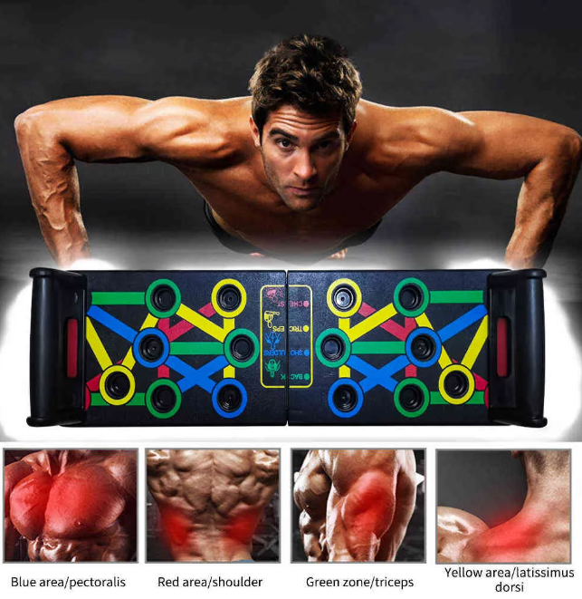  Push Up Board 14 in 1 Musculation à Domicil - Image 3