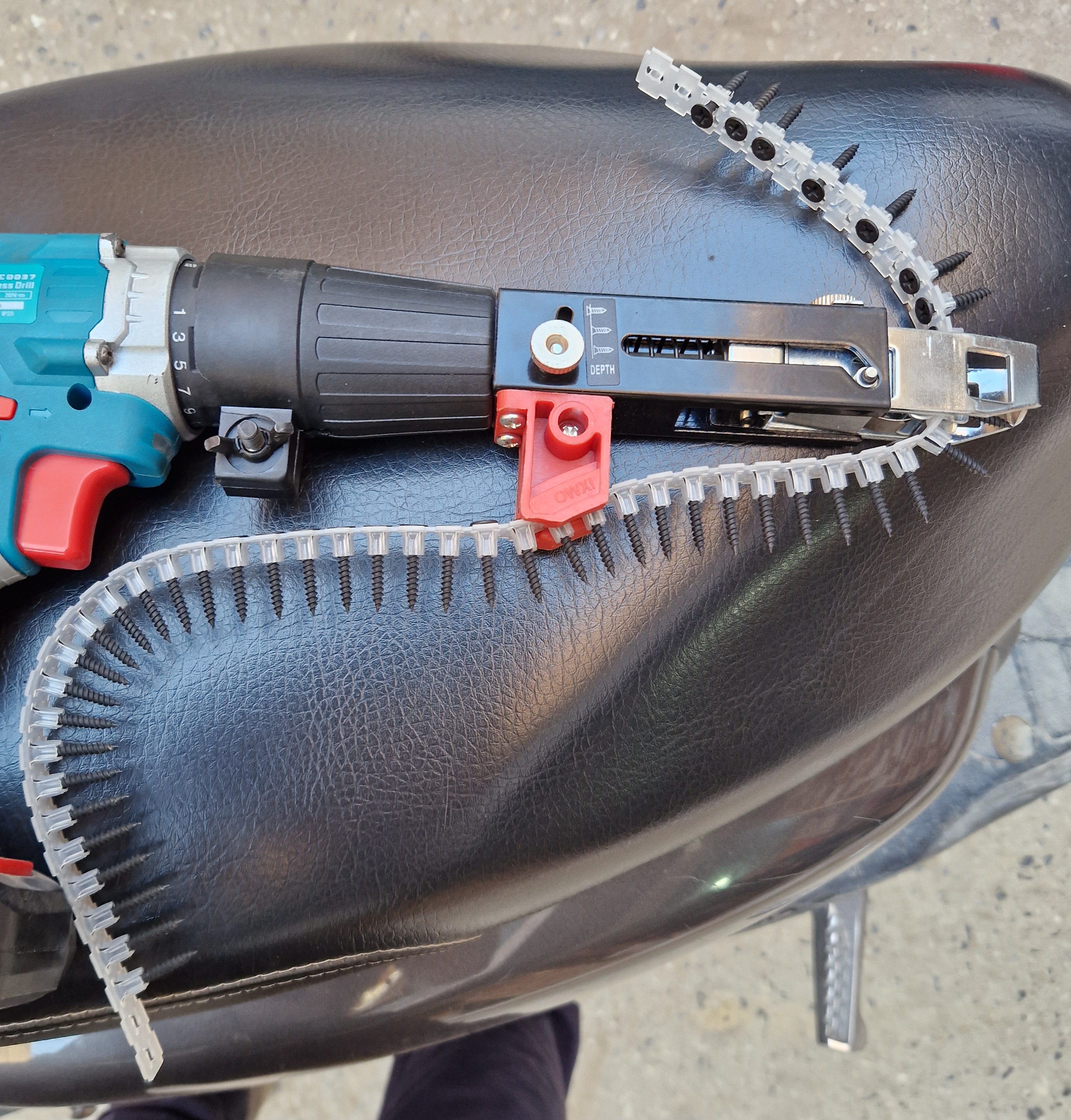 🤩🎉 Convertisseur de pistolet à clous à chaîne pour visseuse 🚀🎯 - Image 6