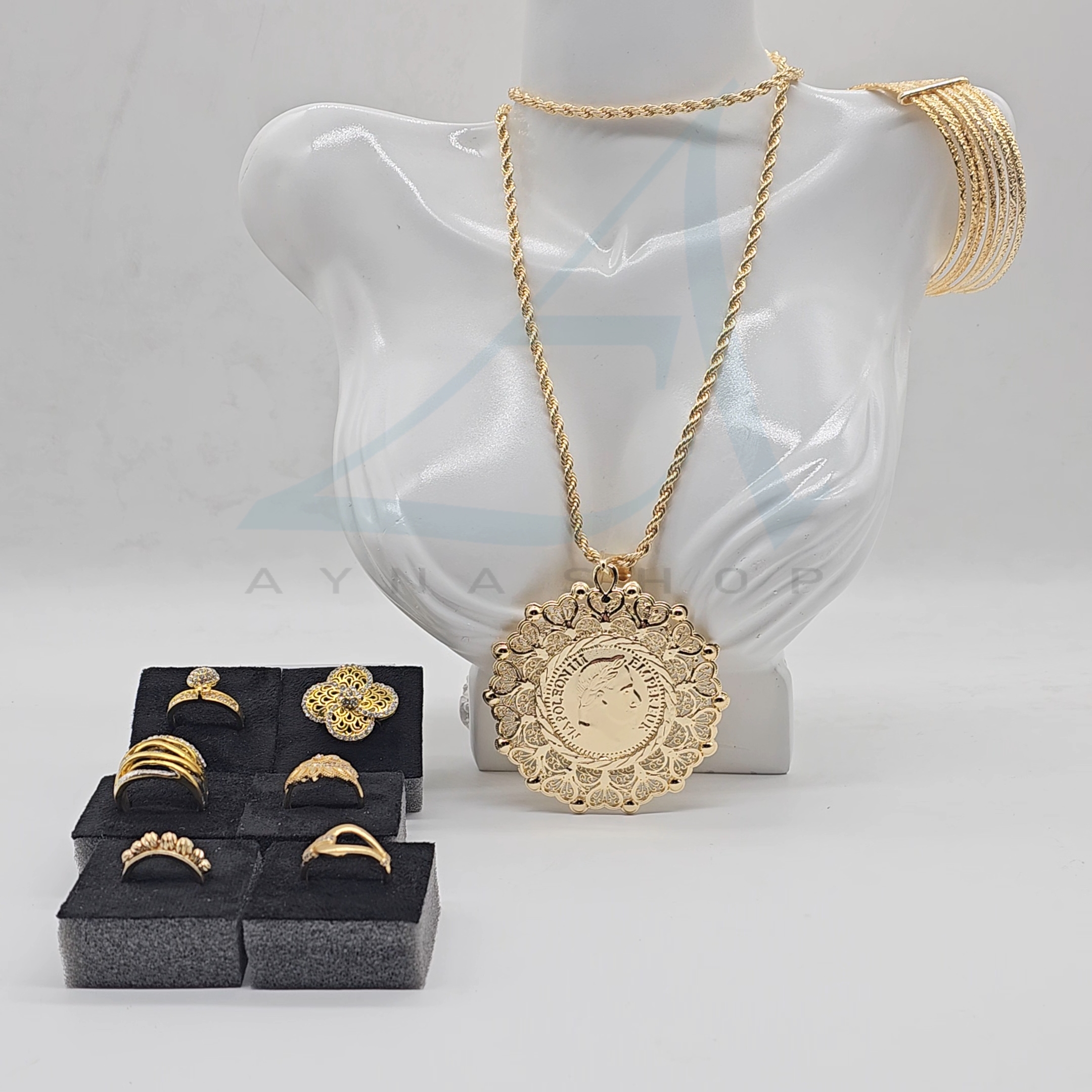 ميدالية الدولار + سبعيات +خاتم هدية - Image 1