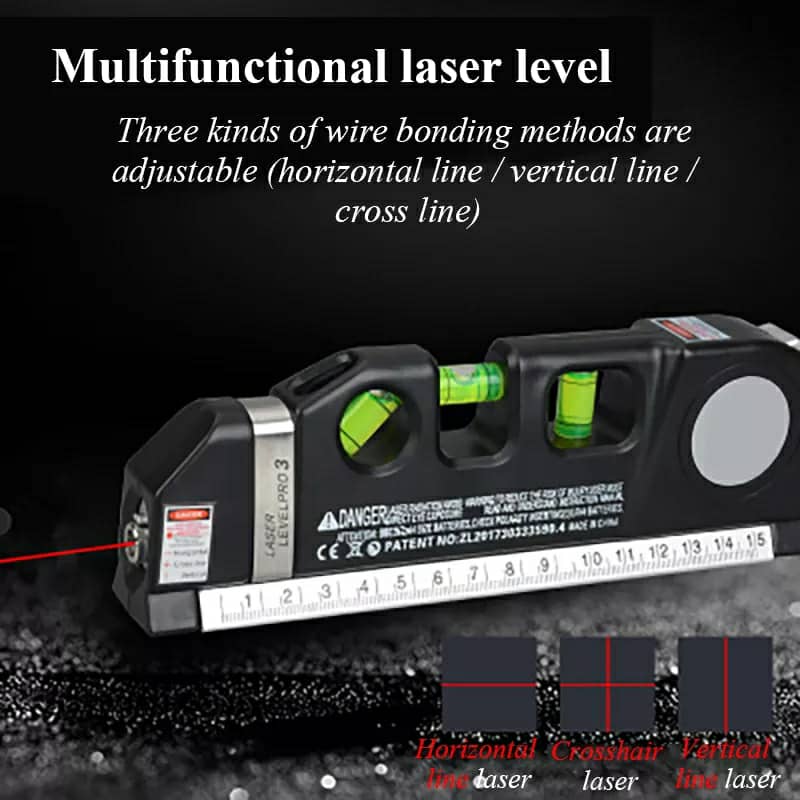 Pack 3-en-1 : Multimètre, Clé à Cliquet & Niveau Laser - Image 2